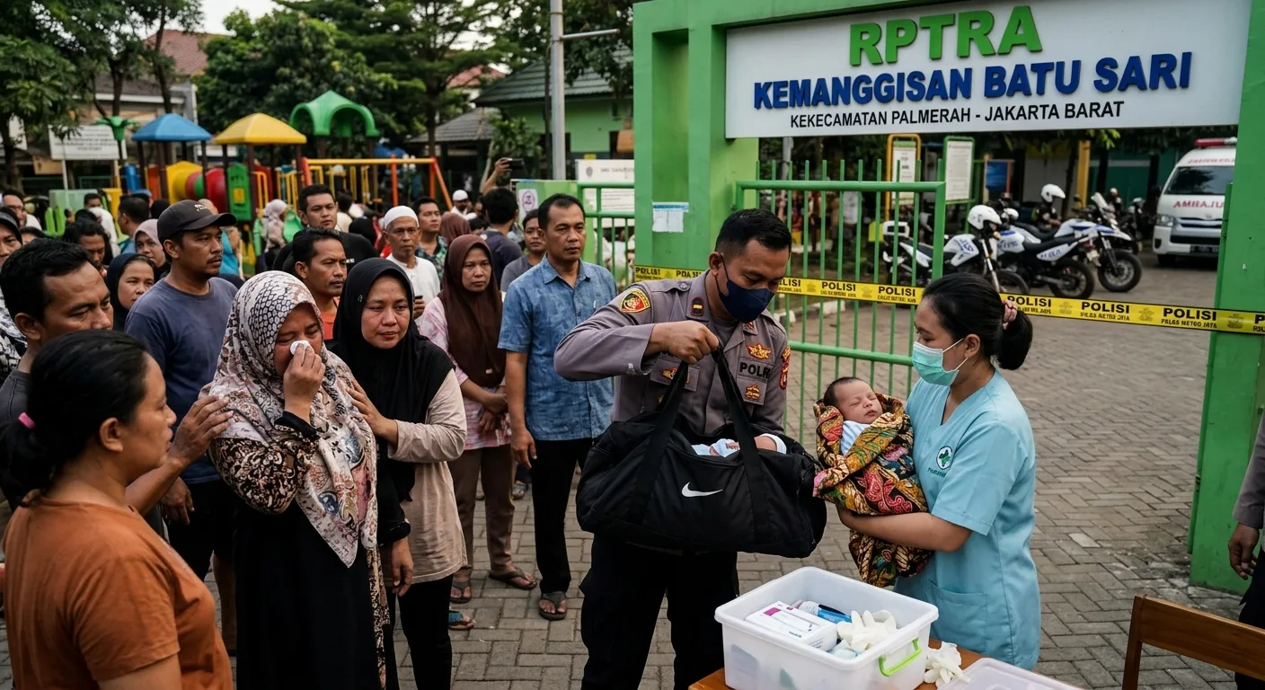 Ilustrasi Bayi dalam Tas di Palmerah, Ibu Berusia 17 Tahun Diamankan
