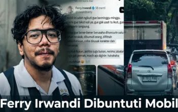 Ferry Irwandi Mengaku Dibuntuti Mobil Misterius