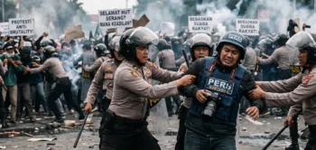 Wartawan Dianiaya saat Demo HUT ke-500 Kabupaten Serang