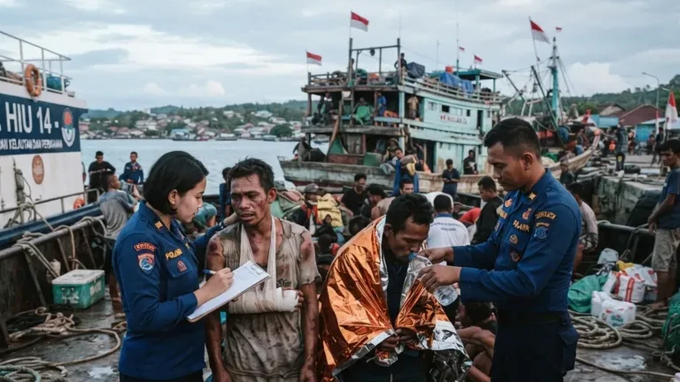 KM Maulana 23: 19 Kru Berpotensi Tersangka, Polisi Dalami TPPO