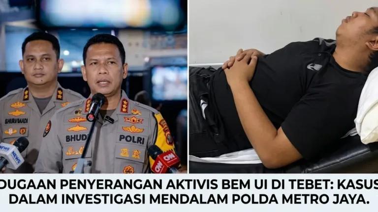 Kasus Hafidz Hernanda: Kronologi Penyerangan Koordinator BEM UI di Tebet