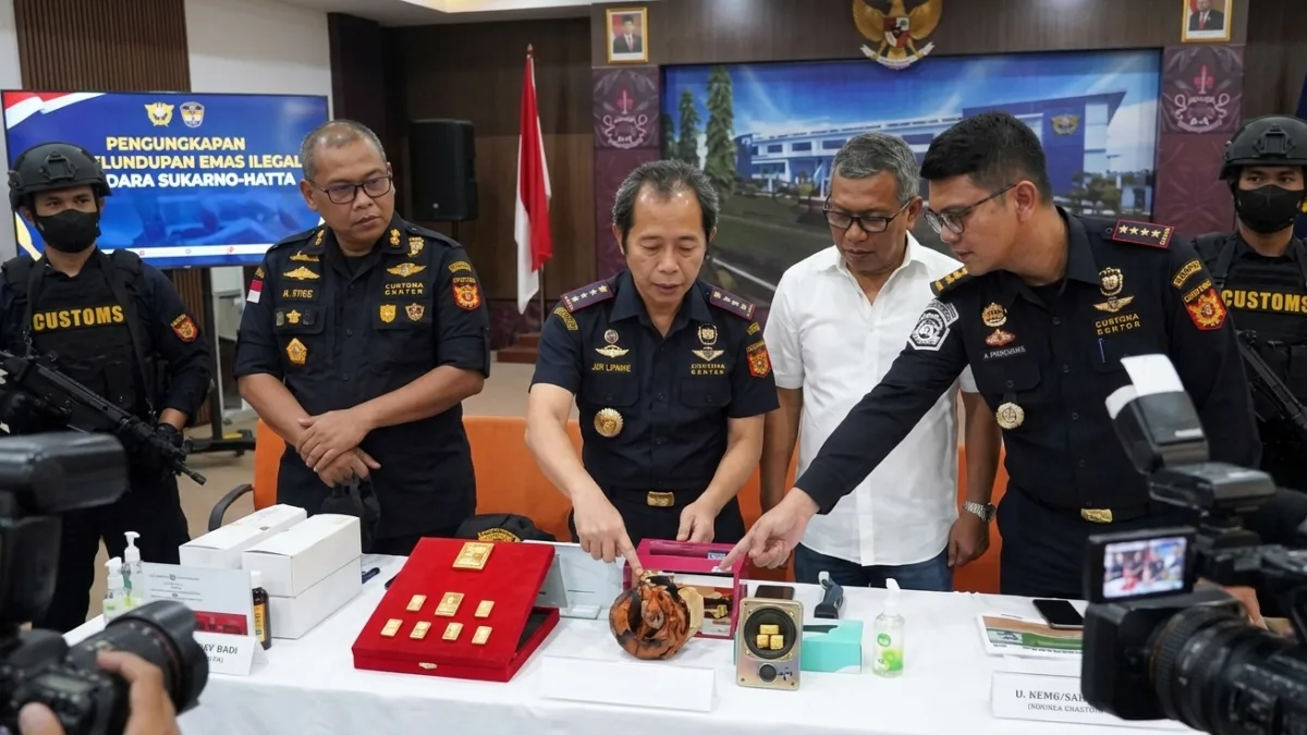 Bea Cukai Kualanamu Gagalkan Penyelundupan Emas Rp3,95 Miliar