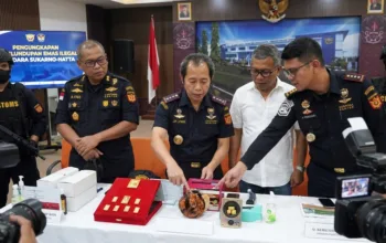 Bea Cukai Kualanamu Gagalkan Penyelundupan Emas