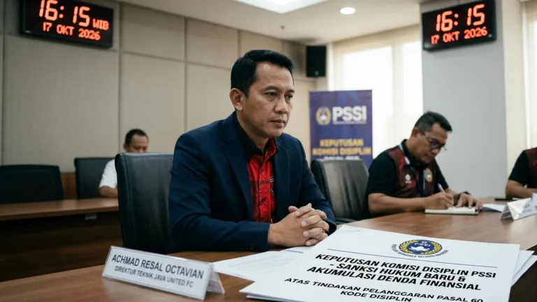 Achmad Resal Kena Sanksi Berlapis, Total Denda Komdis PSSI Capai Rp537,5 Juta