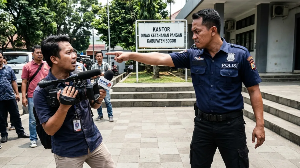 Viral Video Intimidasi Wartawan Bogor, Pria Ternyata Satpam