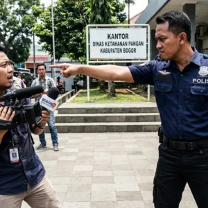 Viral Video Intimidasi Wartawan Bogor, Pria Ternyata Satpam