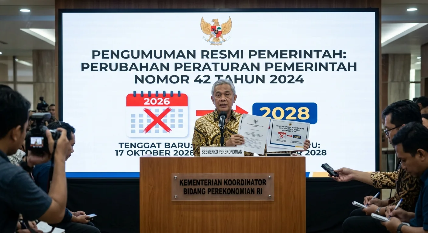 Sertifikasi Halal Diundur hingga 2028,