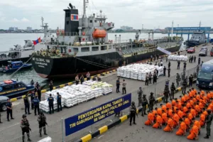 Kapal MT Global 168 Diamankan di Belawan, 1 Ton Ketamin dan 8 Tersangka