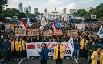 2 Tahun Prabowo-Gibran, Mahasiswa Gelar Demo Besar-besaran