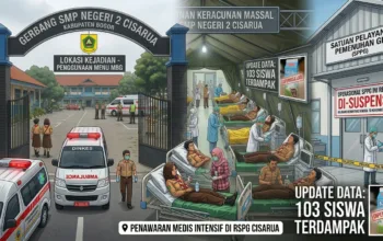 Keracunan MBG SMPN 2 Cisarua, SPPG Disuspend 20 Hari