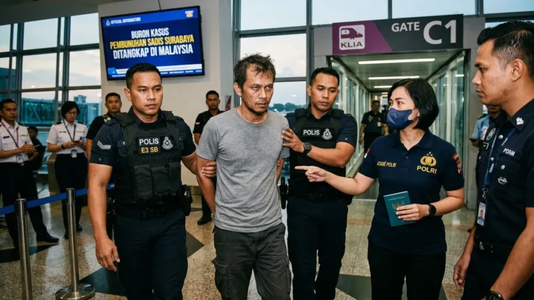 Khoirul Anam Ditangkap di Malaysia, Buron Pembunuhan Surabaya