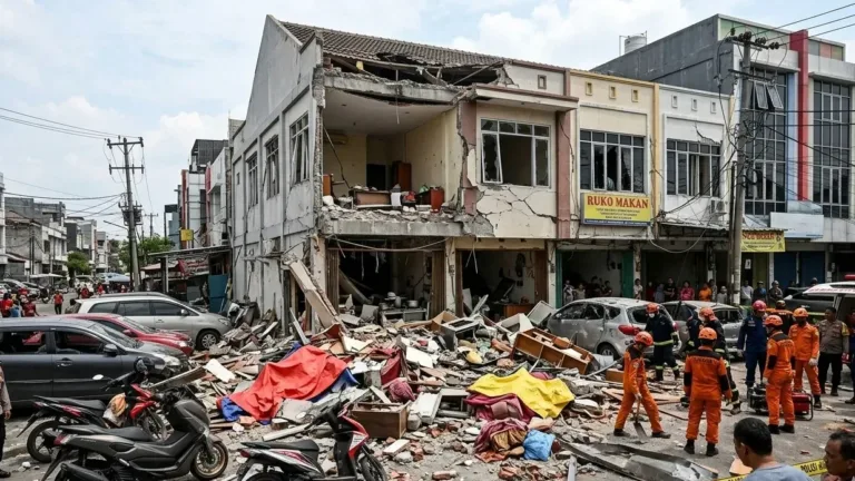 Ledakan Ruko San Antonio, 5 Orang Luka dan 41 Bangunan Rusak