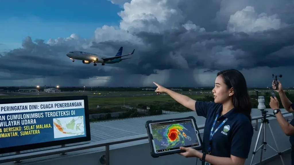 BMKG Peringatkan Awan Cumulonimbus, Waspada 26 Wilayah Penerbangan