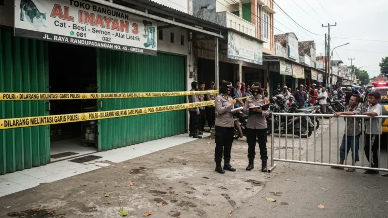 Pembunuhan di Menganti Gresik, Wanita Telepon 110 Usai Bacok Kekasih