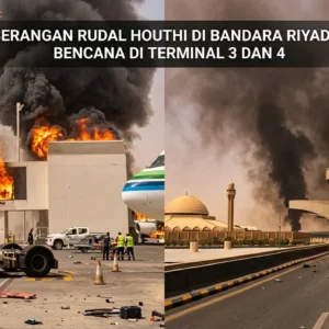 Serangan Rudal Houthi di Bandara Riyadh Tewaskan 12 Orang, 309 Terluka