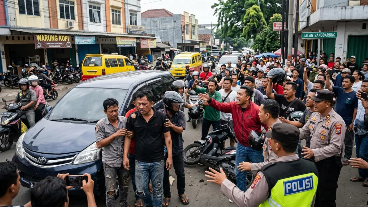 4 Mata Elang Dikeroyok Massa di Bogor, Ini Kronologinya